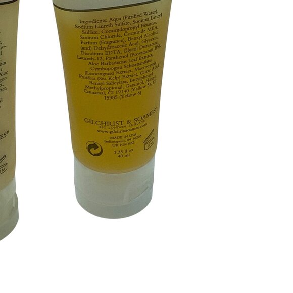 Gilchrist & Soames Travel Toiletries Shampoo Conditioner Lotion Cleansing Bar - Picture 7 of 7